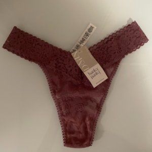 Daily Lace™ Original Rise Thong Allspice Brown